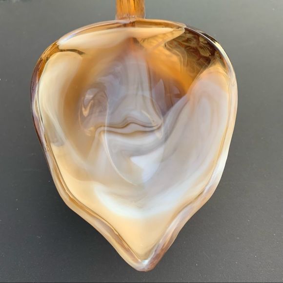 Vintage Imperial Caramel Brown Slag End O’Day Dish - Picture 10 of 17